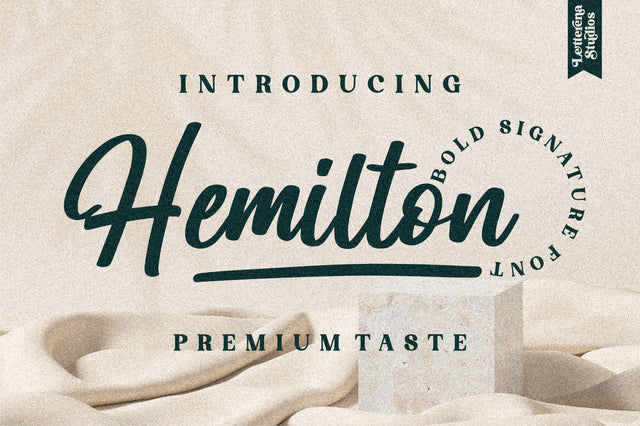 Hemilton Font Letterena Studios 