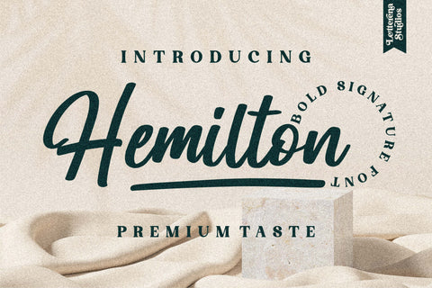 Hemilton Font Letterena Studios 