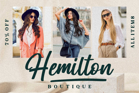 Hemilton Font Letterena Studios 