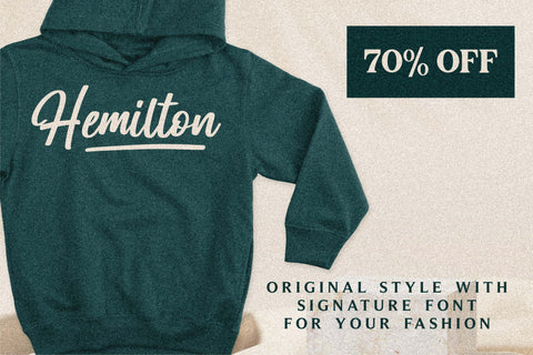 Hemilton Font Letterena Studios 