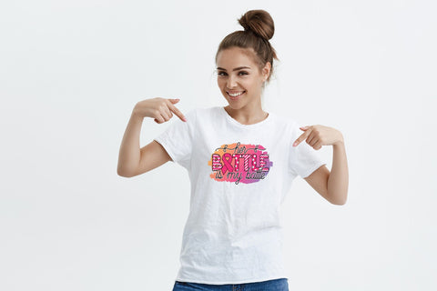 Her Battle is My Battle, Breast Cancer PNG Sublimation CraftLabSVG 