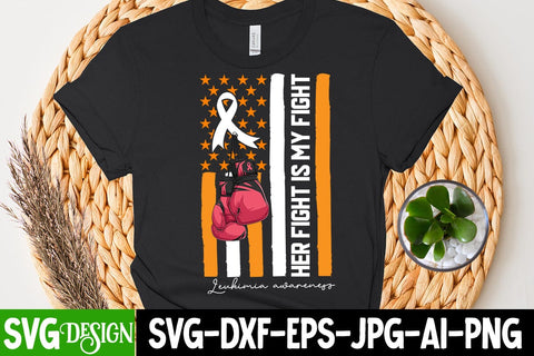 Her Fight is My Fight SVG Cut File, Awareness SVG Cut FIle, Breast Cancer SVG Cut File SVG BlackCatsMedia 