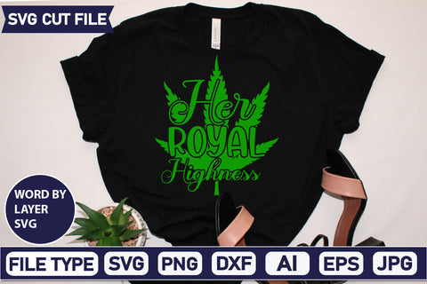Her Royal Highness Svg Cut File,SVGs,quotes-and-sayings,food-drink,mini-bundles,print-cut,on-sale, SVG DesignPlante 503 