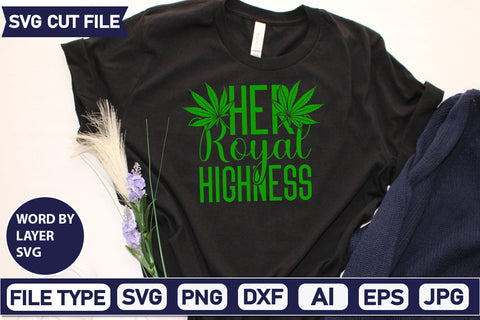Her Royal Highness Svg Cut File,SVGs,quotes-and-sayings,food-drink,mini-bundles,print-cut,on-sale, SVG DesignPlante 503 