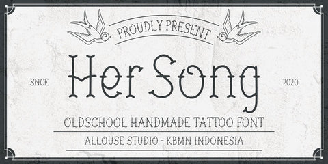 Her Song Font Allouse.Studio 