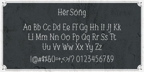 Her Song Font Allouse.Studio 