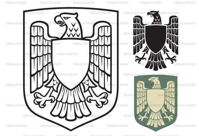 Heraldic eagle SVG TribaliumArtSF 