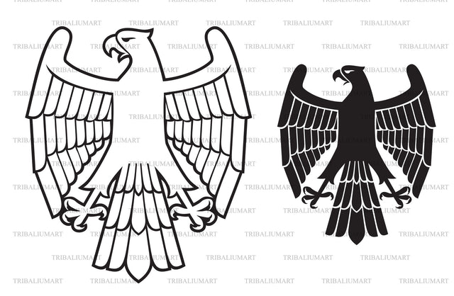 Heraldic eagle SVG TribaliumArtSF 