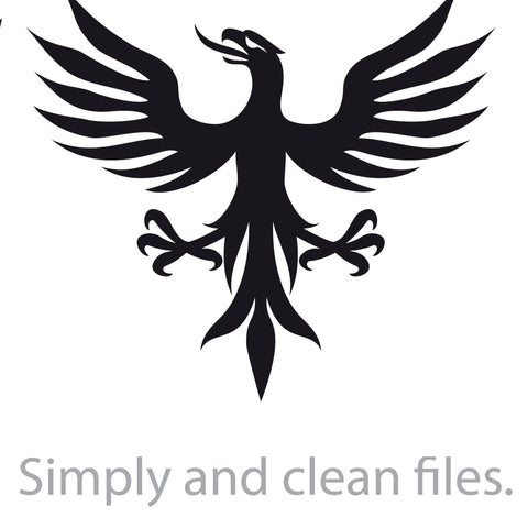 Heraldic eagles set SVG TribaliumArtSF 