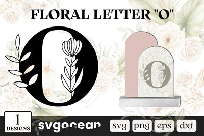 Herbal Letter O SVG SVG SvgOcean 