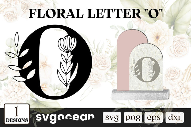 Herbal Letter O SVG SVG SvgOcean 