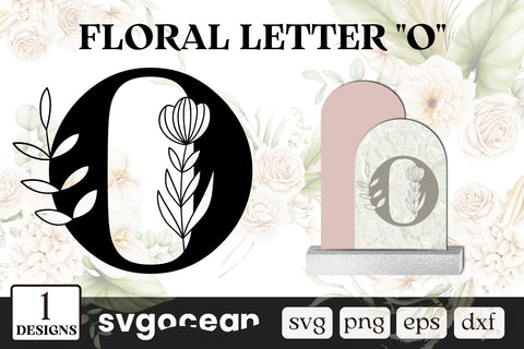Herbal Letter O SVG SVG SvgOcean 