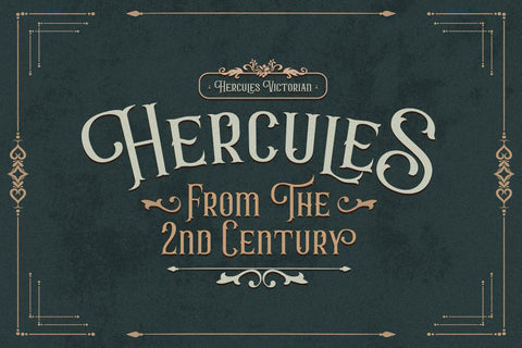 Hercules Typeface Font Storytype Studio 