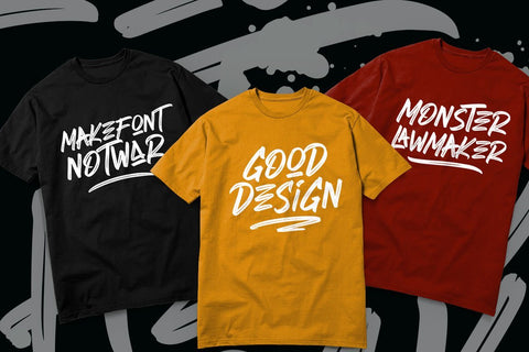 Herdrock Brush Typeface Font Creatype Studio 