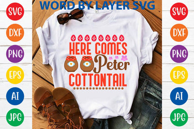 Here Comes Peter Cottontail SVG Design SVG Rafiqul20606 