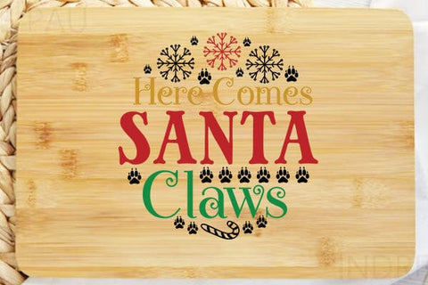 here comes santa claws SVG Angelina750 