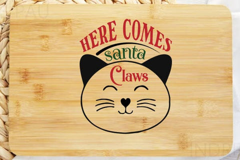 Here Comes Santa Claws SVG Angelina750 