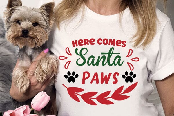Here Comes Santa Paws SVG Angelina750 