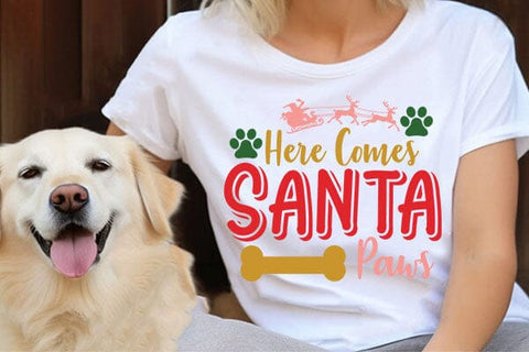 Here Comes Santa Paws SVG Angelina750 