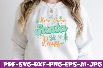 here comes santa paws SVG farhad farhad 