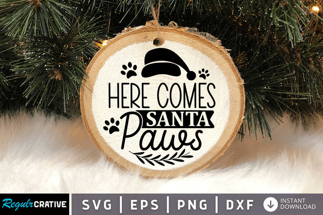 Here comes santa SVG Design SVG Regulrcrative 