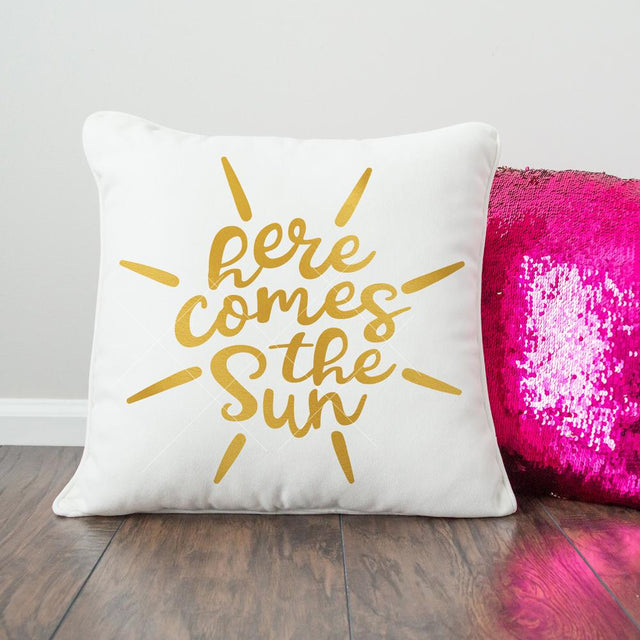 Here comes the Sun - Spring Summer SVG Chameleon Cuttables 