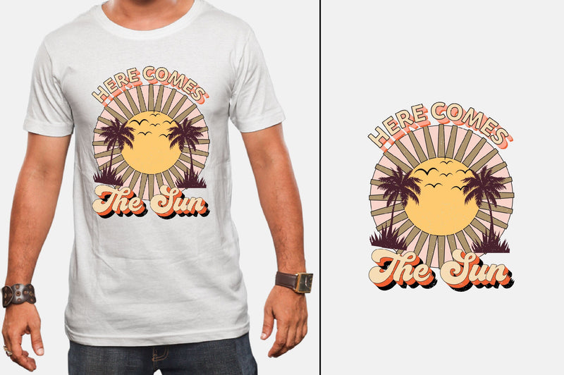 Here Comes the Sun Sublimation SVGArt 