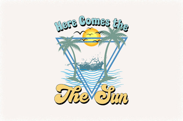 Here Comes the Sun Sublimation SVGArt 