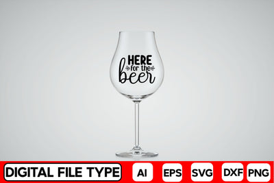 Here For The Beer SVG CraftlabSvg29 