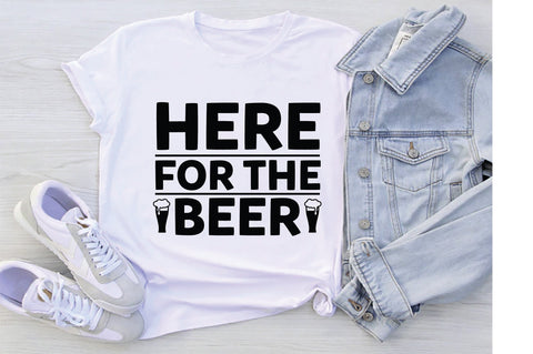 Here For The Beer SVG SVG Creativeart88 