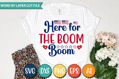Here for the Boom Boom SVG Cut File,SVGs,quotes-and-sayings,food-drink,mini-bundles,print-cut,on-sale,Clipart Clip Art Sublimation or Vinyl Shirt Design SVG DesignPlante 503 