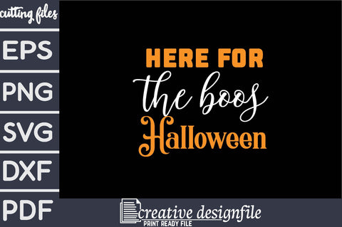 here for the boos halloween SVG farhad farhad 