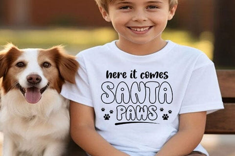 Here It Comes Santa Paws SVG Angelina750 