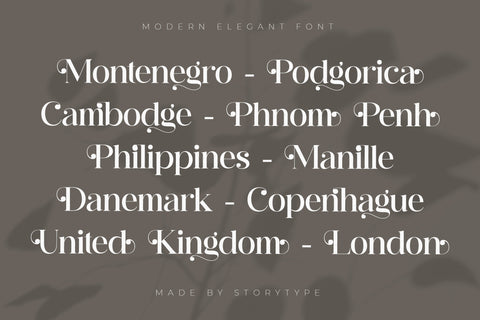 Hergika Typeface Font Storytype Studio 