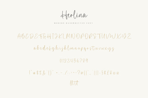Herlina Handwritten Font Font Typobia 