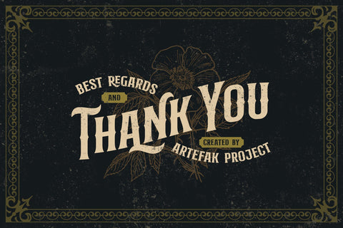 Hermona Vintage + Extras Font Arterfak Project 