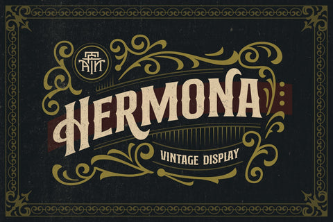 Hermona Vintage + Extras Font Arterfak Project 