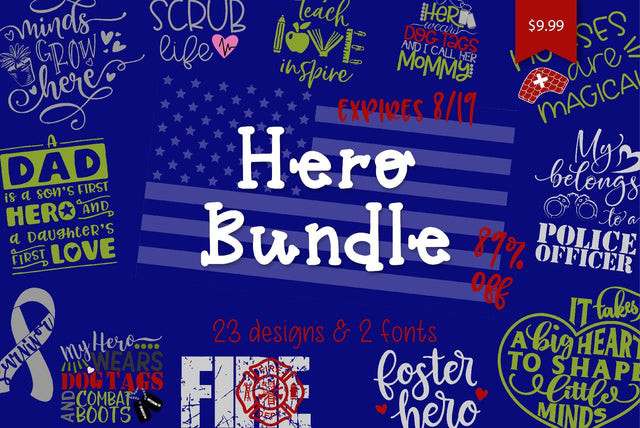 Hero Bundle Bundle So Fontsy Design Shop 