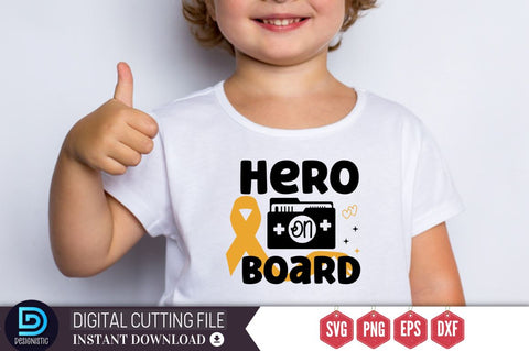 Hero on board SVG SVG DESIGNISTIC 