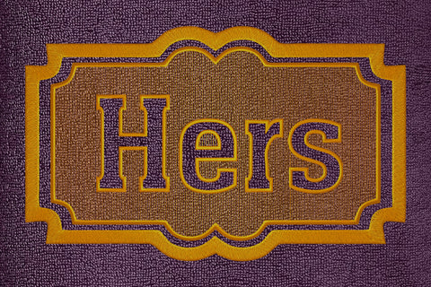 Hers embossed machine embroidery digital download Embroidery/Applique DESIGNS embroidery-workshop 