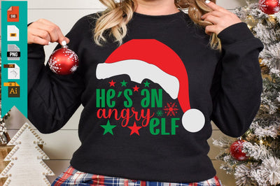 He’s an Angry Elf SVG Craftlabsvg24 