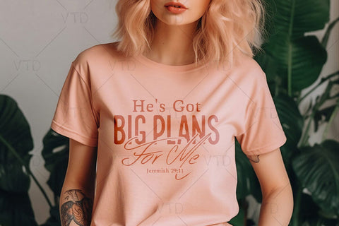 He's Got Big Plans For Me Svg Png Files, Christian Svg, He Has Big Plan For Me Svg, faith svg, Jeremiah 29:11, Waymaker Svg, Jesus Svg, God Svg SVG DesignDestine 