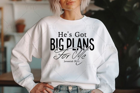 He's Got Big Plans For Me Svg Png Files, Christian Svg, He Has Big Plan For Me Svg, faith svg, Jeremiah 29:11, Waymaker Svg, Jesus Svg, God Svg SVG DesignDestine 