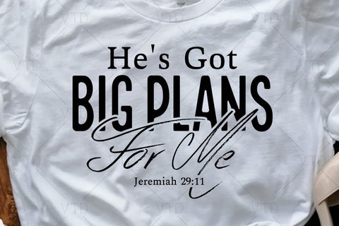 He's Got Big Plans For Me Svg Png Files, Christian Svg, He Has Big Plan For Me Svg, faith svg, Jeremiah 29:11, Waymaker Svg, Jesus Svg, God Svg SVG DesignDestine 