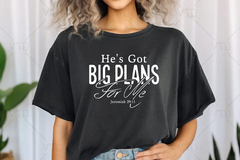 He's Got Big Plans For Me Svg Png Files, Christian Svg, He Has Big Plan For Me Svg, faith svg, Jeremiah 29:11, Waymaker Svg, Jesus Svg, God Svg SVG DesignDestine 