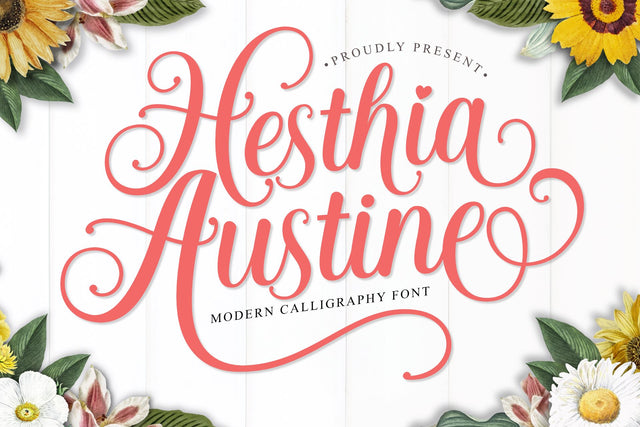 Hesthia Austine Font Holydie Studio 
