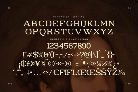 HESTMINE Typeface Font Storytype Studio 