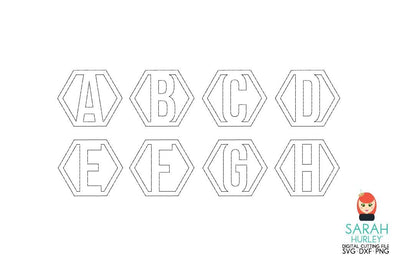 Hexagon Alpha To H SVG Sarah Hurley 