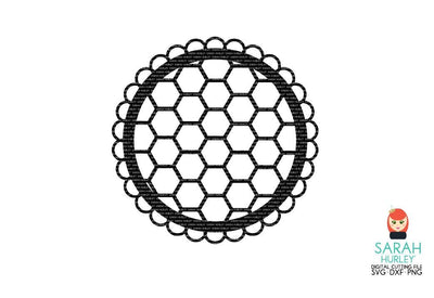 Hexagon Doily SVG Sarah Hurley 