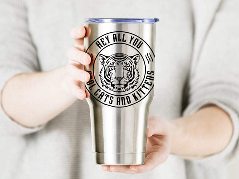 Hey all you cool cats and kittens, Tiger svg, Tigers svg, King svg, Sarcastic svg, Popular svg, Exotic svg, Sassy svg, tiger claw svg SVG CutLeafSvg 